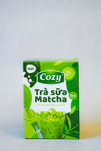 Cozy - Trà Sữa Matcha | Matcha Milk Tea [box/18 sachets x 17gr]