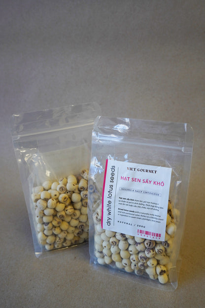 Viet Gourmet - Hạt Sen Sấy Khô | Dry White Lotus Seed [bag/300gr]