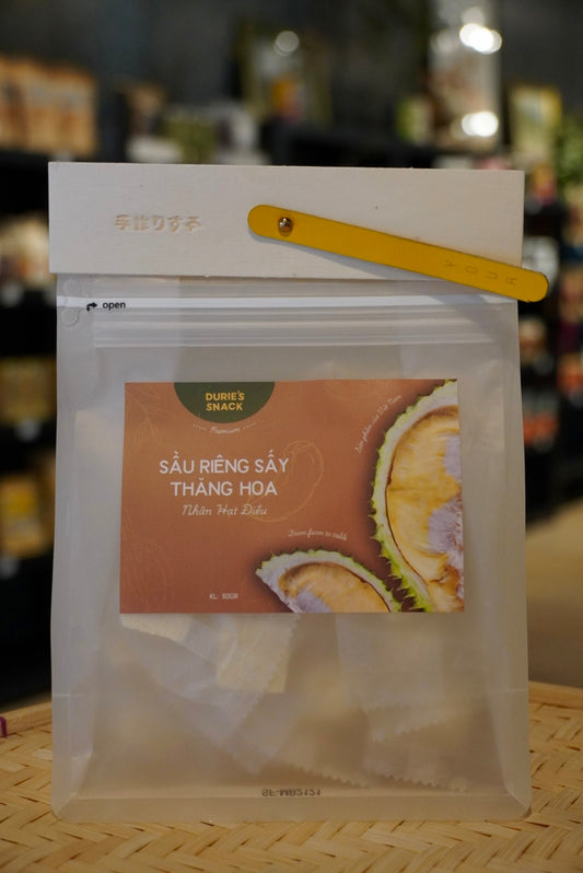 Durie's Snack - Sầu Riêng Sấy Nhân Hạt Điều | Dried Durian with Cashew Nuts