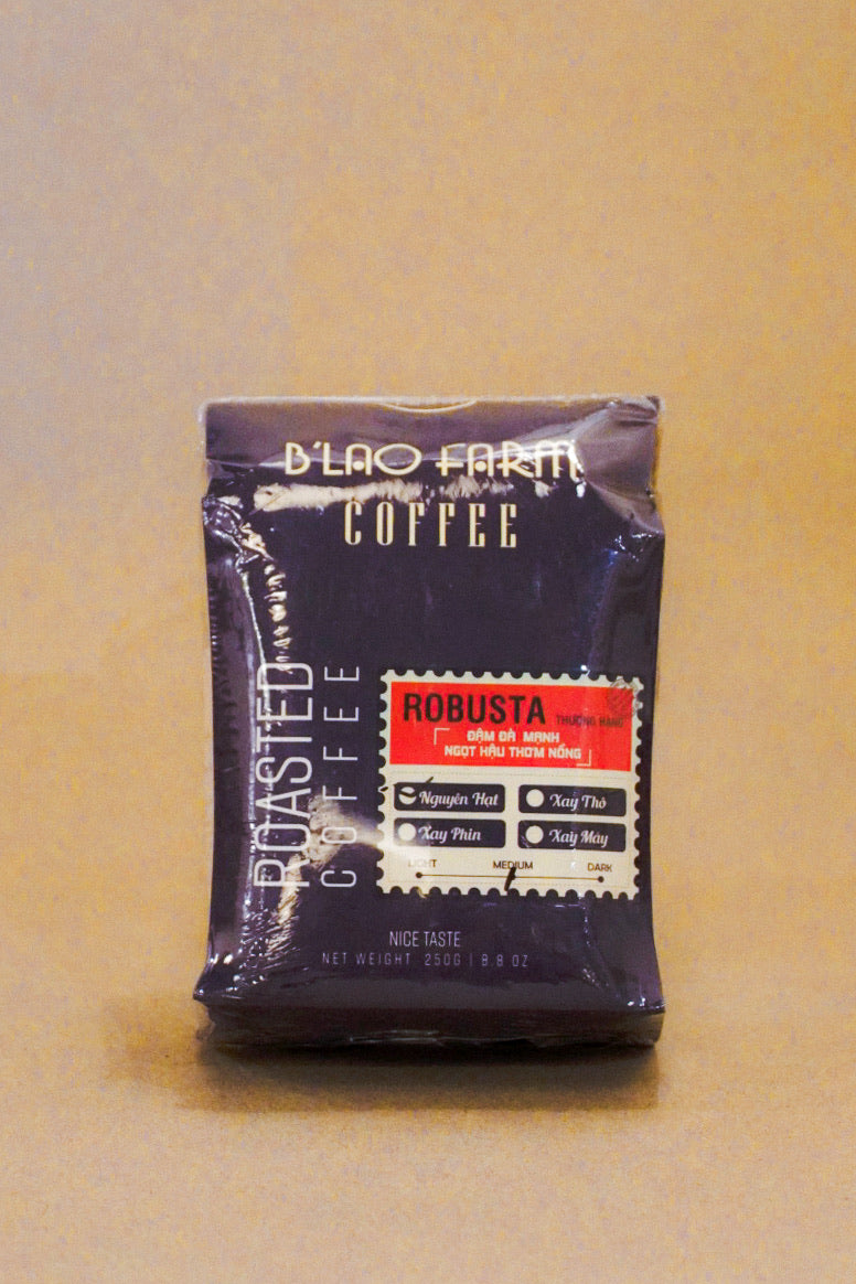 B'Lao Farm - Robusta Nguyên Hạt | Robusta Whole Bean Coffee [bag/250gr]