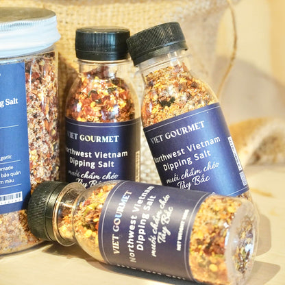 Viet Gourmet - Muối Chẩm Chéo Tây Bắc | Northwest Special "Cham Cheo" Dipping Salt [bottle/100gr]