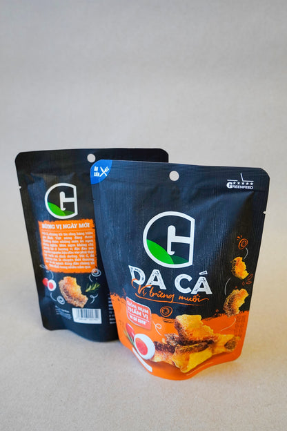 Greenfeed - Da Cá Trứng Muối | Salted Egg Fish Skin [bag/25gr]