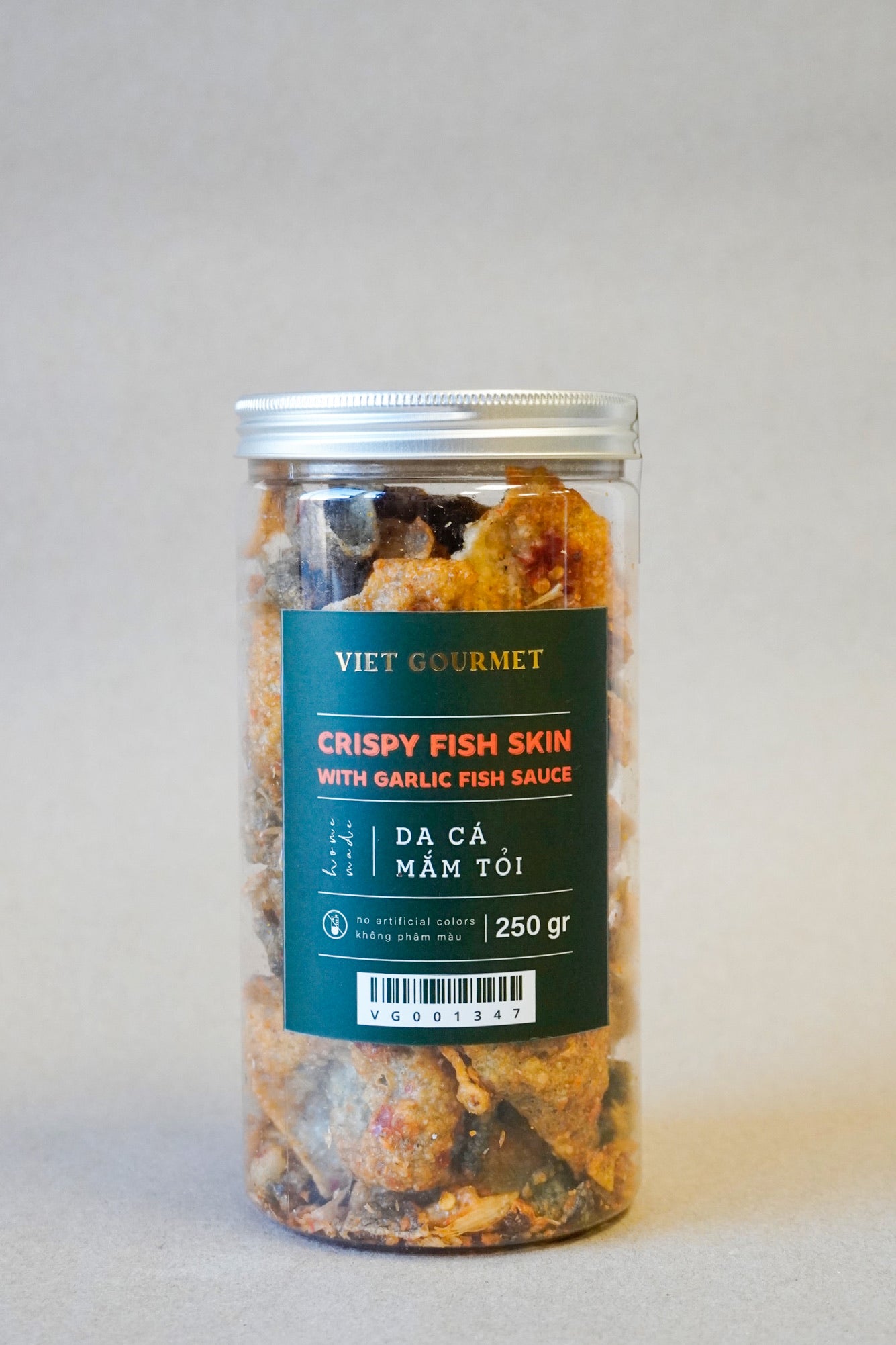 Viet Gourmet - Da Cá Mắm Tỏi | Crispy Fish Skin with Garlic Fish Sauce [bottle/200gr]