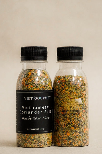 Viet Gourmet - Muối Rau Răm | Vietnamese Coriander Salt [Bottle/100gr]