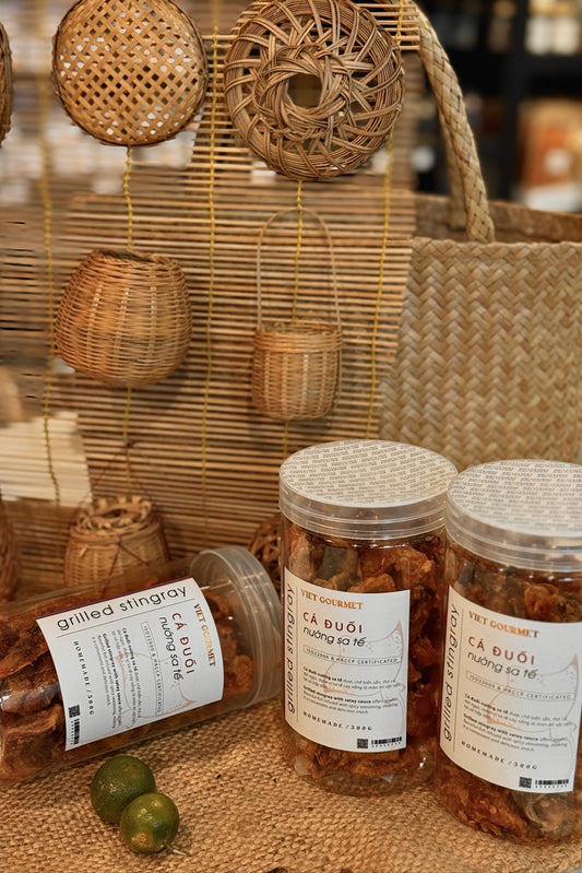 Viet Gourmet - Cá Đuối Nướng Sa Tế | Grilled Stingray - Satay Flavor