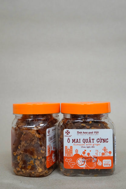 Hồng Lam - Ô Mai Quất Gừng | Kumquat W Ginger [jar/200gr]