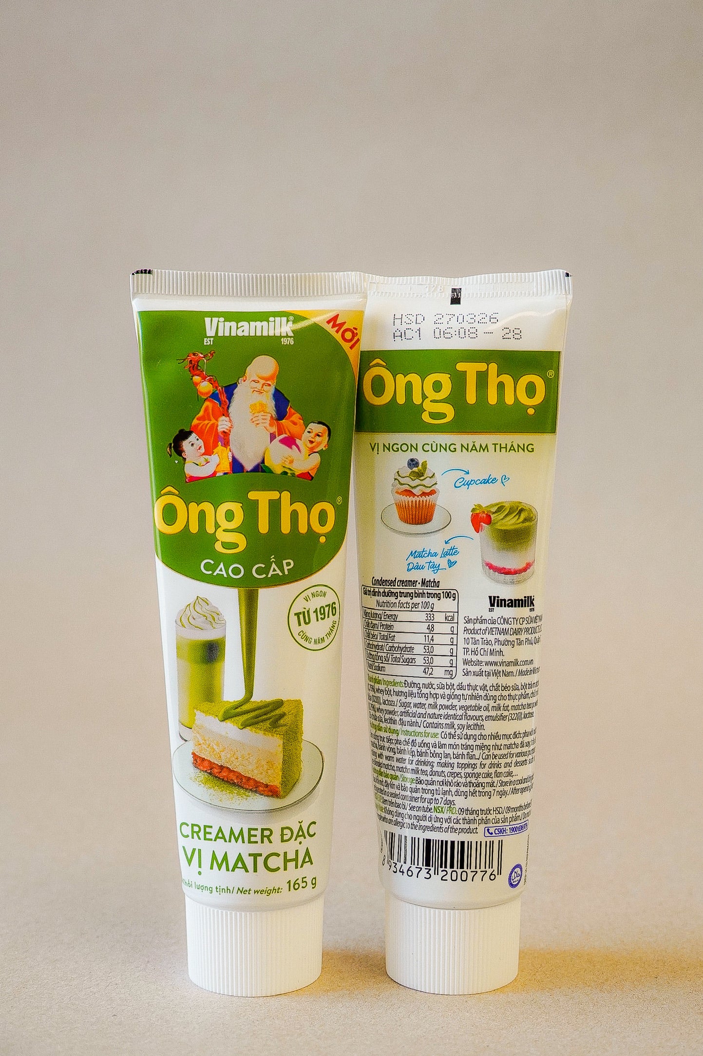 Vinamilk - Sữa Đặc Ông Thọ  Vị Matcha | Creamer Matcha Flavor