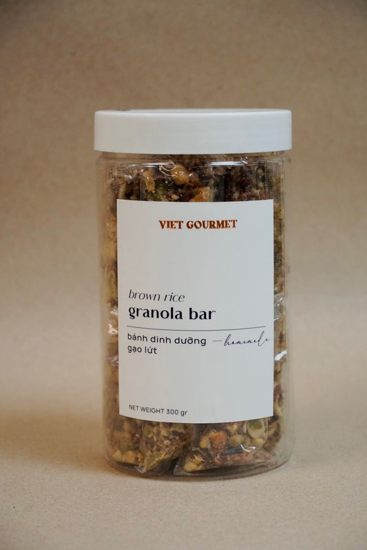 Viet Gourmet - Bánh Dinh Dưỡng Gạo Lứt | Brown Rice Granola Bar