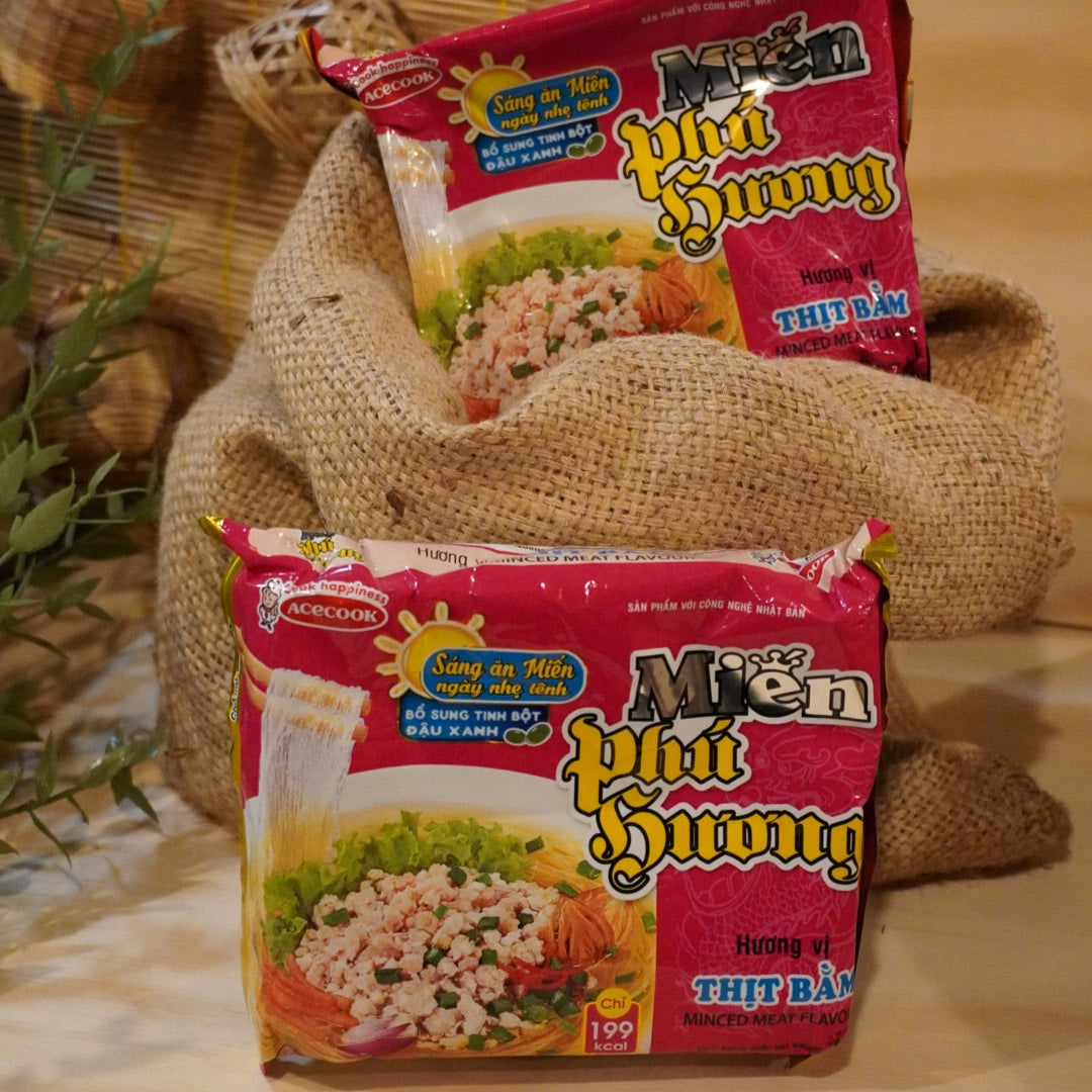 Acecook - Miến Phú Hương Thịt Băm | Phu Huong Glass Noodle - Chopped Meat Flavor