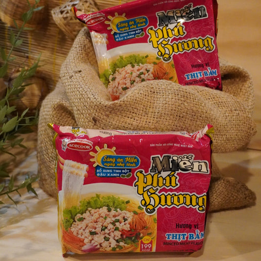 Acecook - Miến Phú Hương Thịt Băm | Phu Huong Glass Noodle - Chopped Meat Flavor