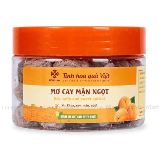 Hồng Lam - Mơ Cay Mặn Ngọt | Hot, Salty & Sweet Apricot [jar/200gr]