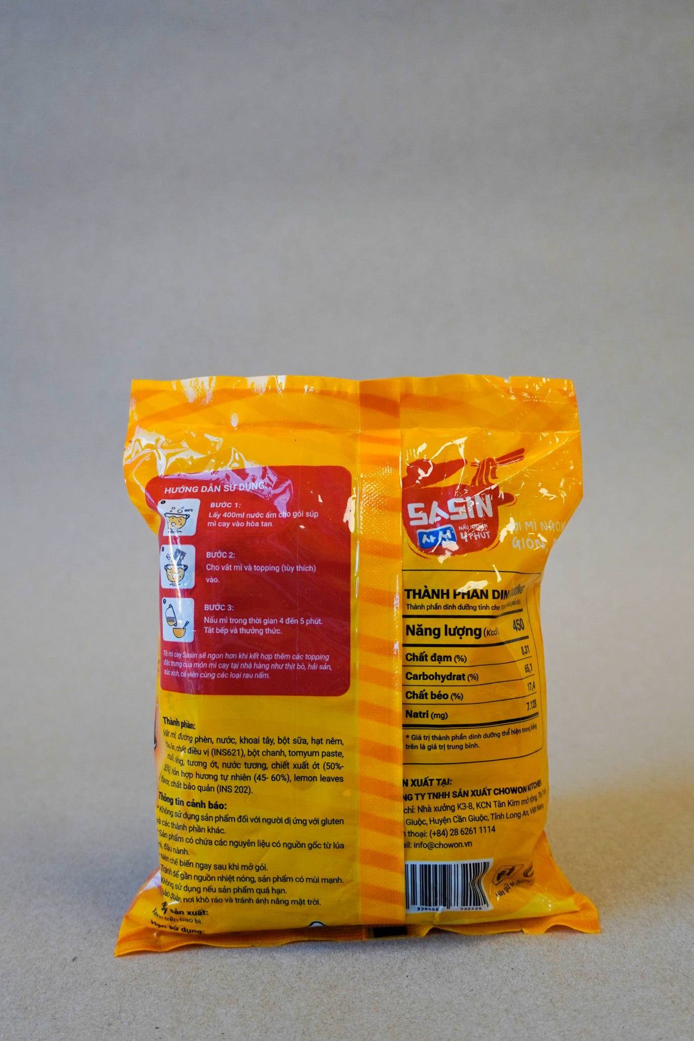 Sasin - Mì Cay Sasin Vị SoYum | Sasin Spicy Noodles – SoYum Flavor [pcs/145gr]