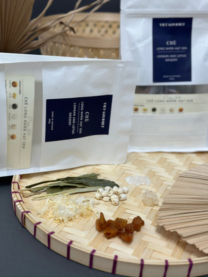 Viet Gourmet - Chè Long Nhãn Hạt Sen | Longan and Lotus Dessert Tea