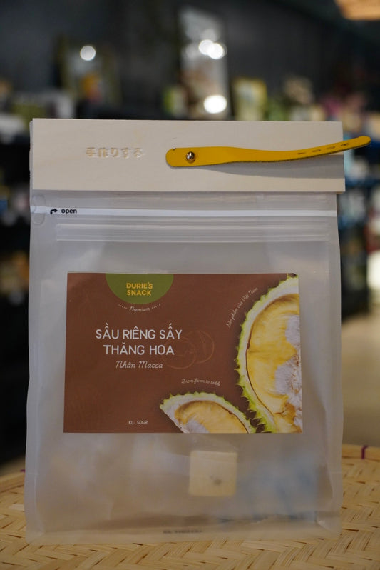 Durie's Snack - Sầu Riêng Sấy Nhân Macca | Dried Durian with Macca