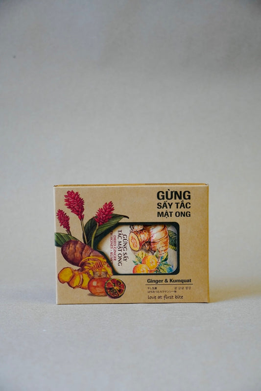Nam Xanh Jsc - Gừng Sấy Tắc Mật Ong | Dried Ginger with Kumquat [box/ 40g]