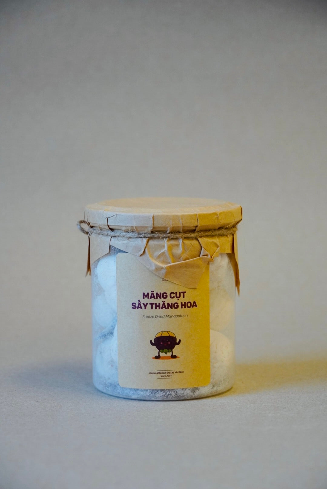 Ngon Lạ Đà lạt - Măng Cục Sấy Thăng Hoa |  Freeze-Dried Mangosteen [bottle/80gr]