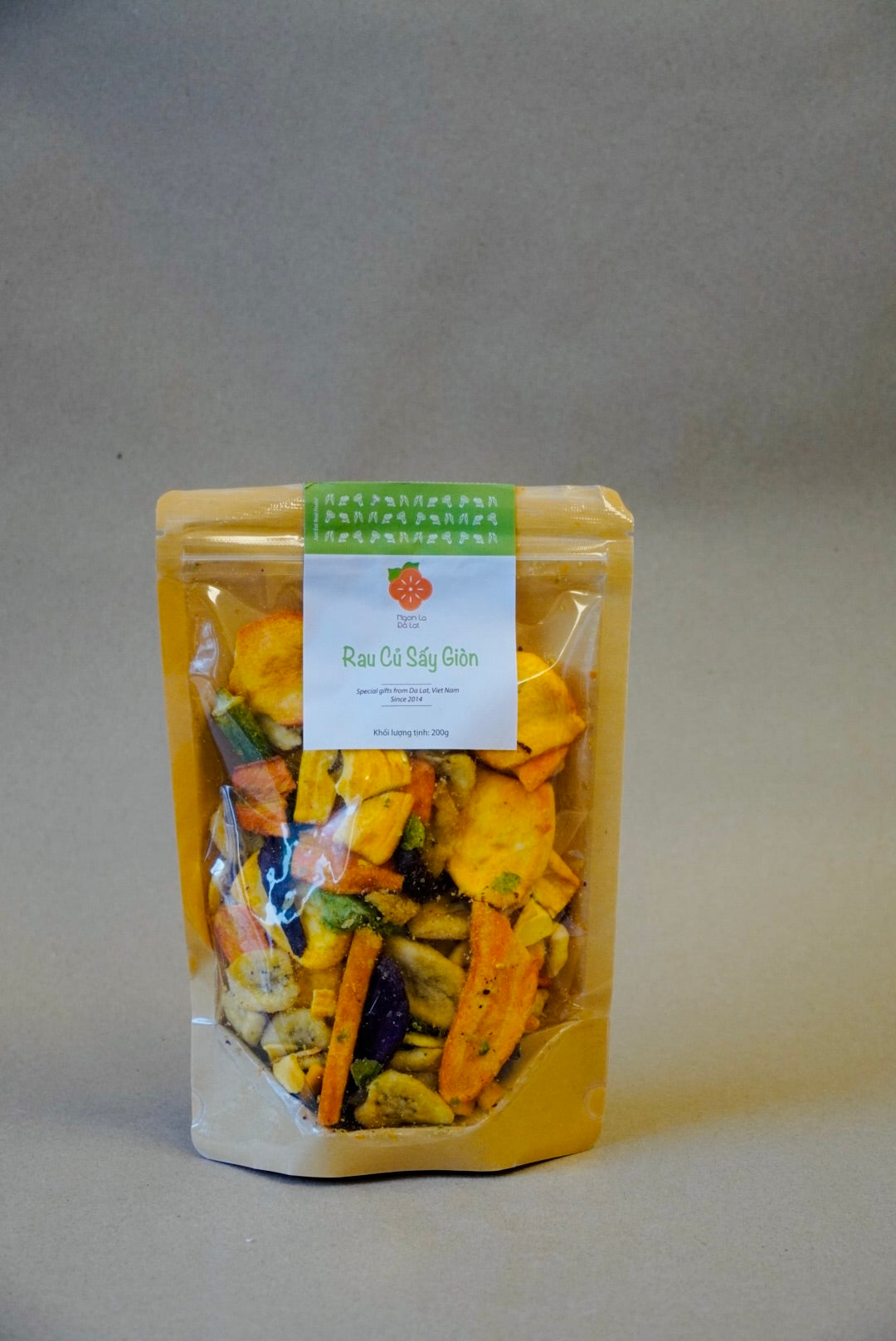 Ngon Lạ Đà Lạt - Rau Củ Sấy Giòn | Dried Mixed Vegetable [bag/200gr]