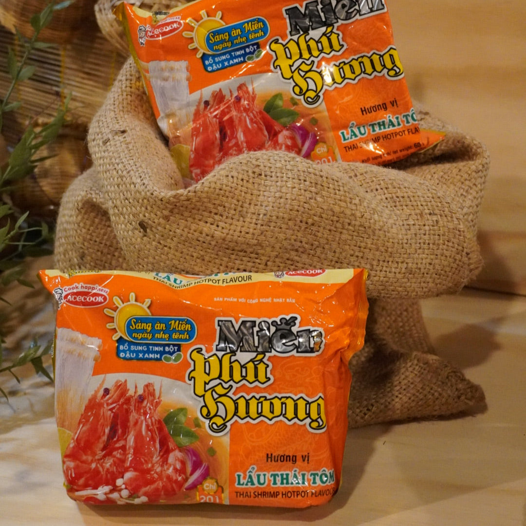 Acecook - Miến Phú Hương Lẩu Thái Tôm | Phu Huong Glass Noodle - Tomyum Flavor