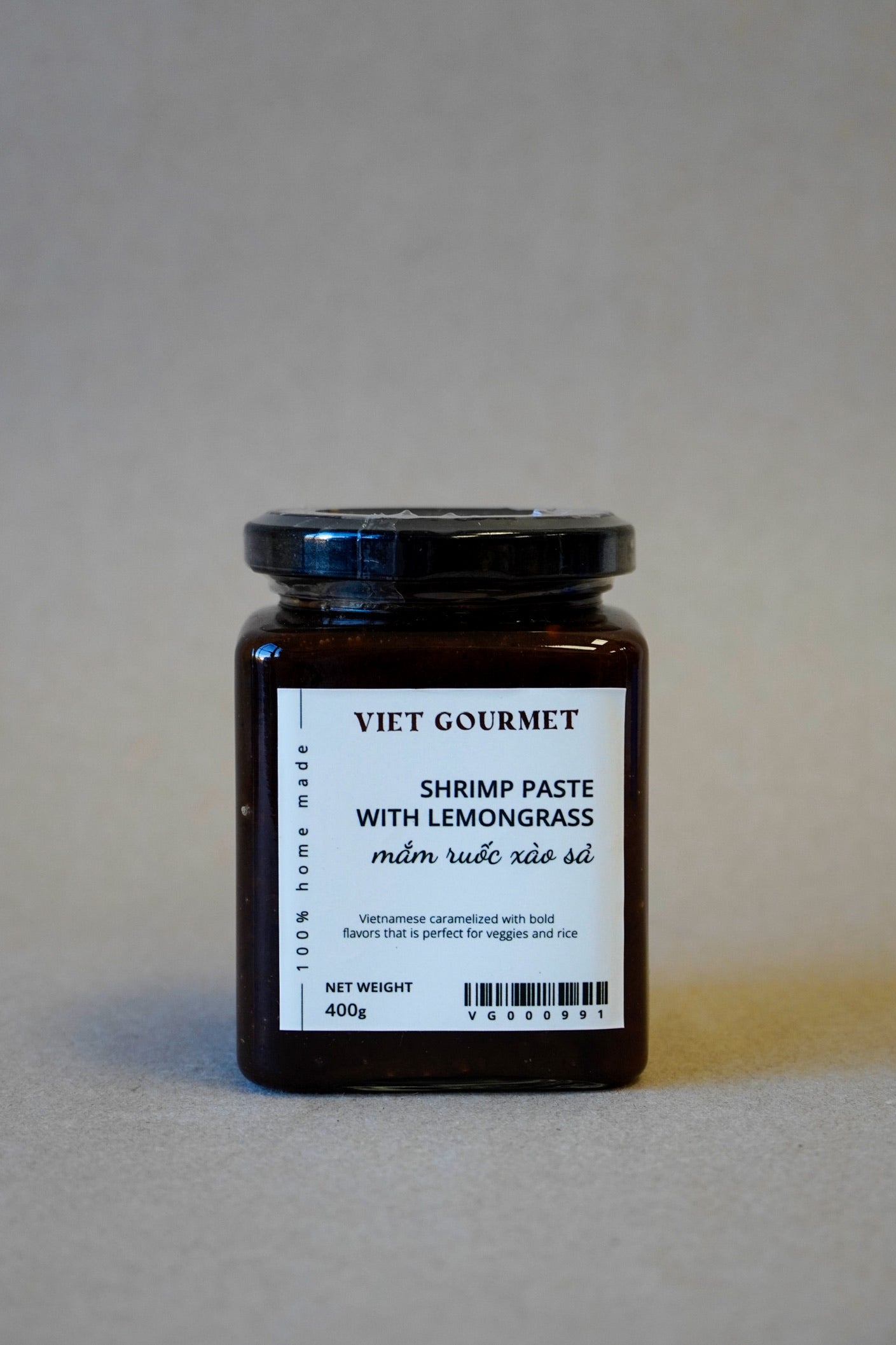 Viet Gourmet - Mắm Ruốc Xào Sả |Stir-fried Fermented Shrimp Paste with Lemongrass [bottle/400gr]