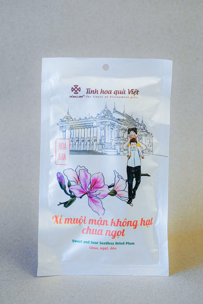 Hồng Lam - Xí Muội Mận Không Hạt Chua Ngọt | Sweet & Sour Seedless Dried Plum [bag/65gr]