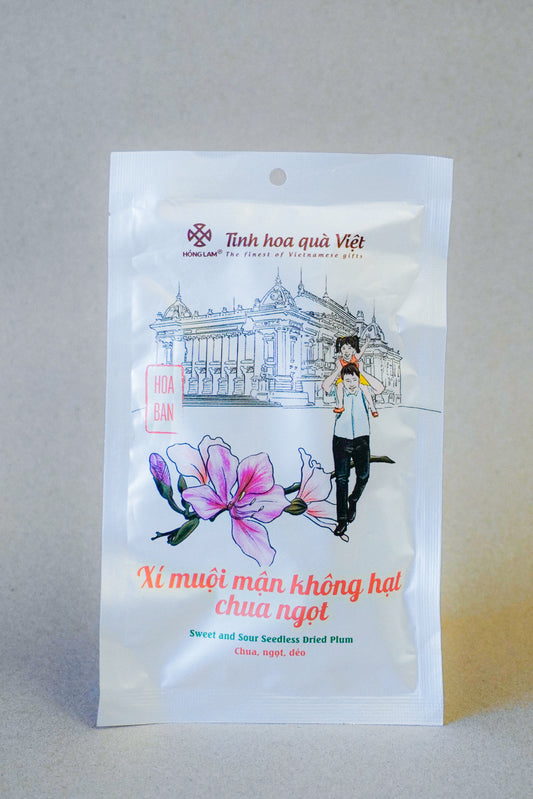 Hồng Lam - Xí Muội Mận Không Hạt Chua Ngọt | Sweet & Sour Seedless Dried Plum [bag/65gr]