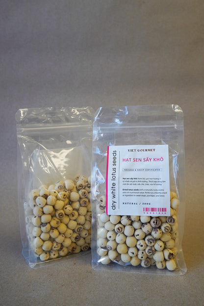Viet Gourmet - Hạt Sen Sấy Khô | Dry White Lotus Seed [bag/300gr]