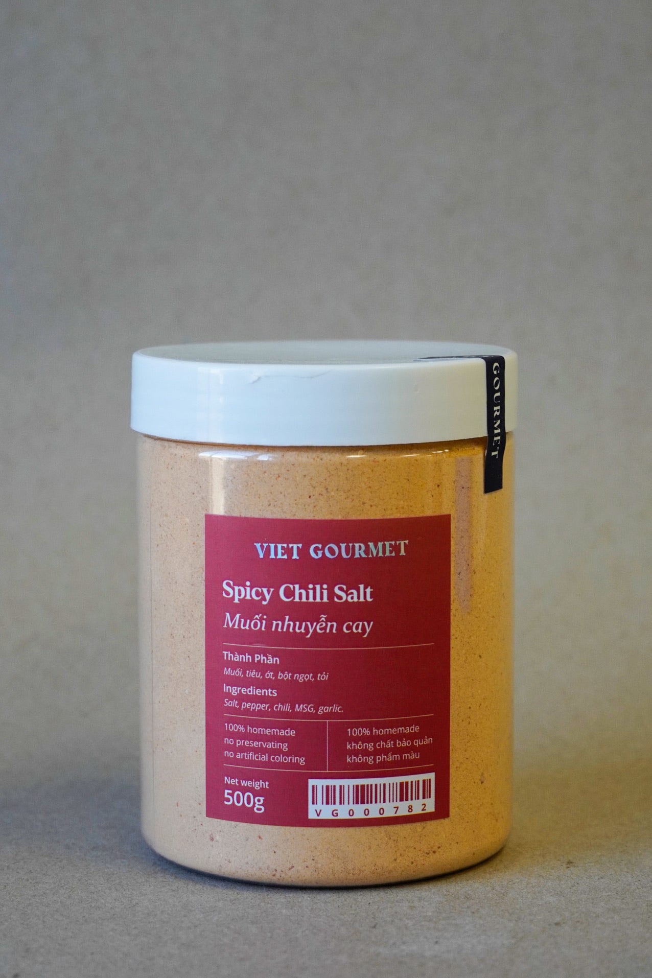 Viet Gourmet - Muối Nhuyễn Cay | Spicy Finely Ground Salt [500gr/bottle]