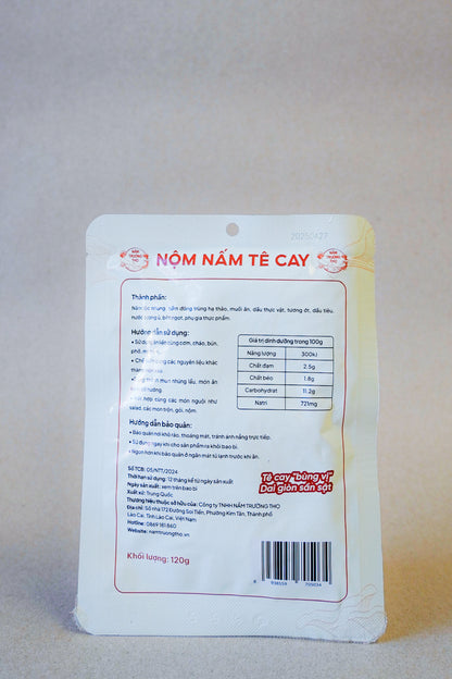 Nấm Trường Thọ - Nộm Nấm Tê Cay | Spicy and Numbing Mushroom Salad