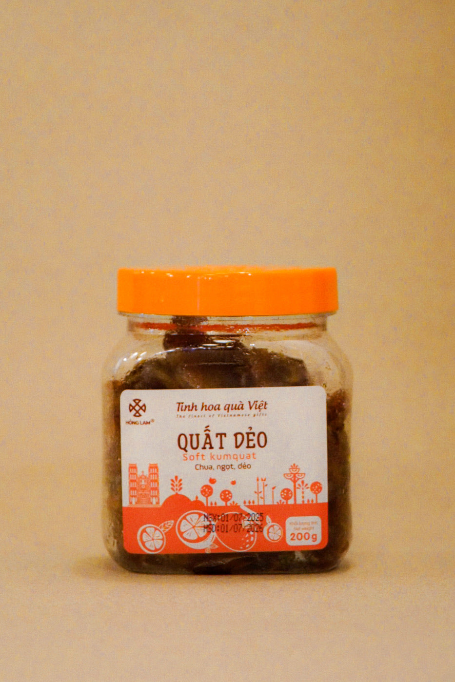 Hồng Lam - Quất Dẻo | Soft Kumquat [bottle/200gr]