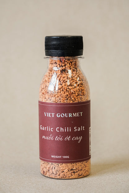 Viet Gourmet - Muối Tỏi Ớt Cay | Garlic Chili Salt [bottle/100gr]