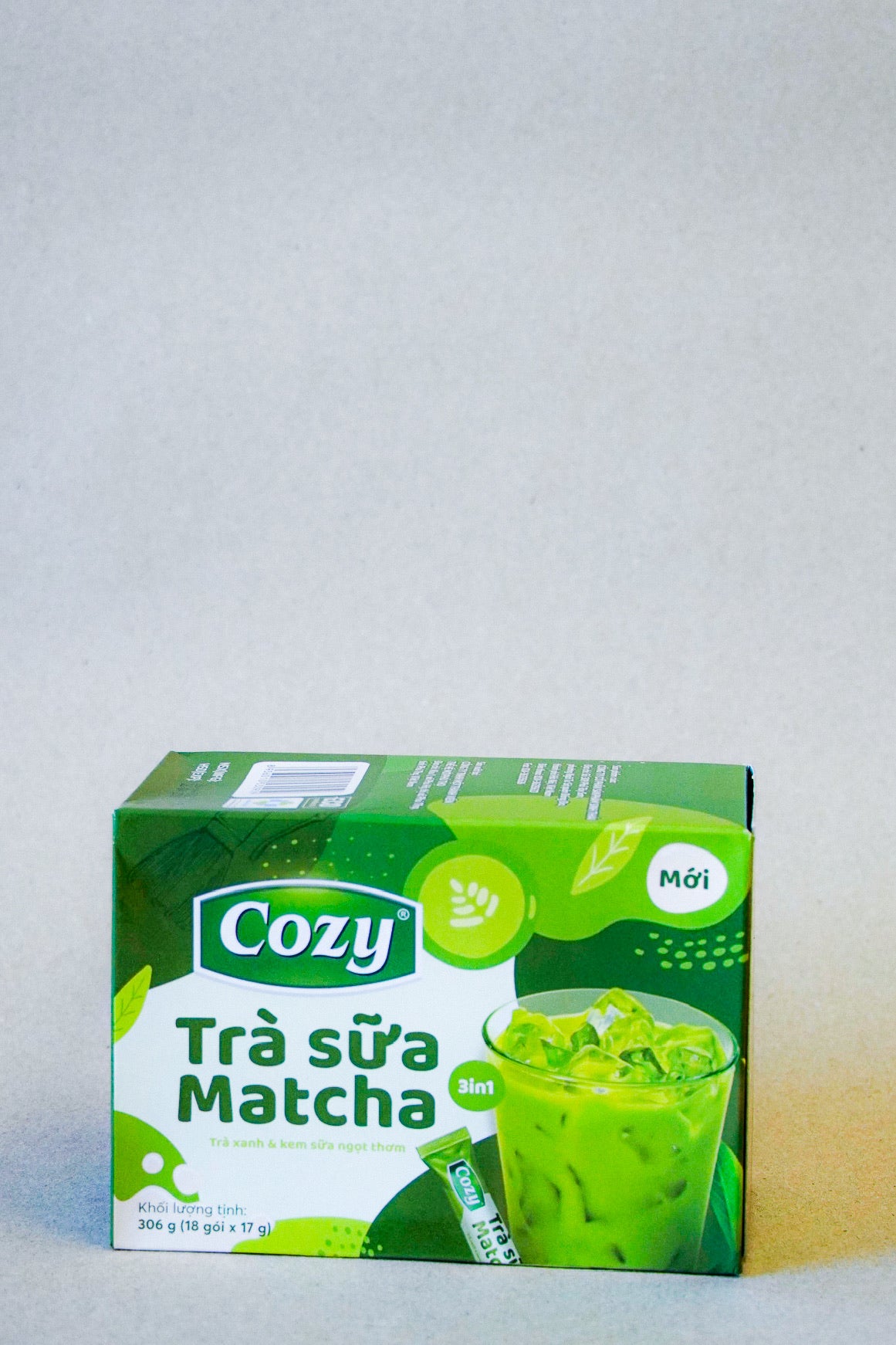 Cozy - Trà Sữa Matcha | Matcha Milk Tea [box/18 sachets x 17gr]