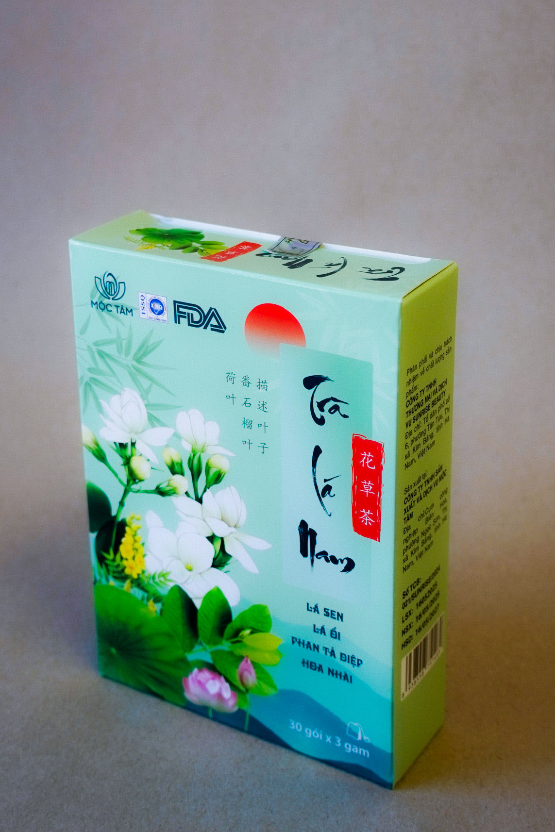 Mộc Lâm - Trà lá Nam [box/30 sticks x 3g]