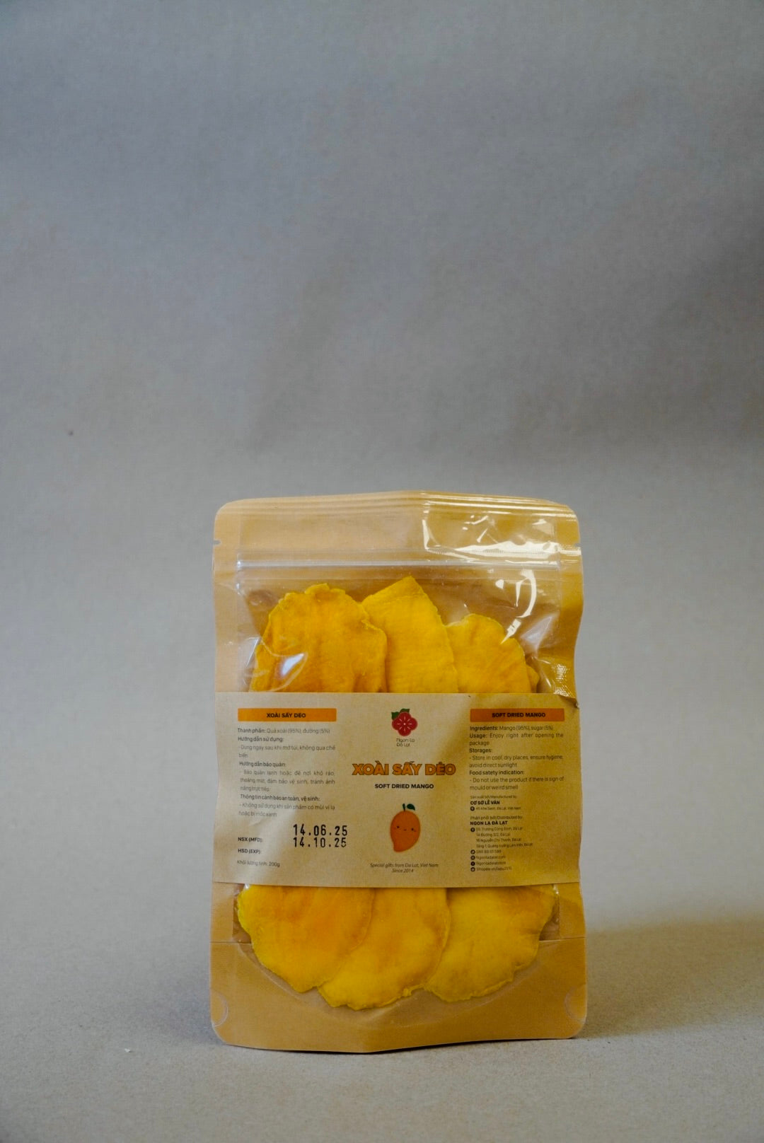 Ngon Lạ Đà Lạt - Xoài Sấy Dẻo | Soft Dried Mango [bag/200gr]