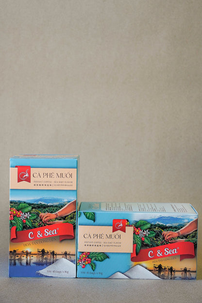 Le Plateau - Cà Phê Muối C&SEA | Instant Coffee - Sea Salt Flavor [box/10 bags]