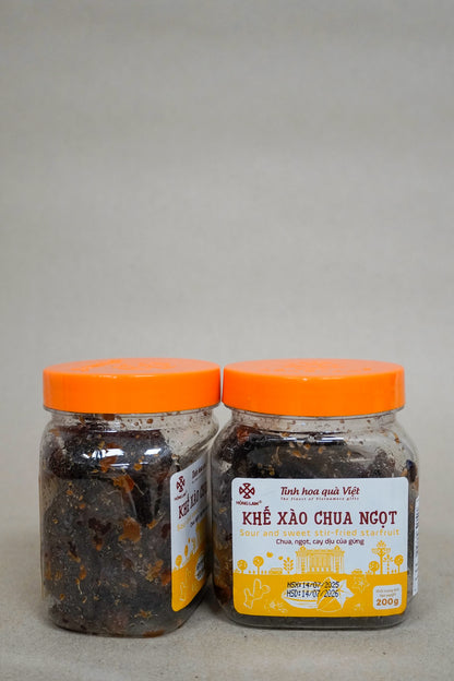 Hồng Lam - Khế Xào Chua Ngọt | Sour & Sweet Stir - Fried Starfruit