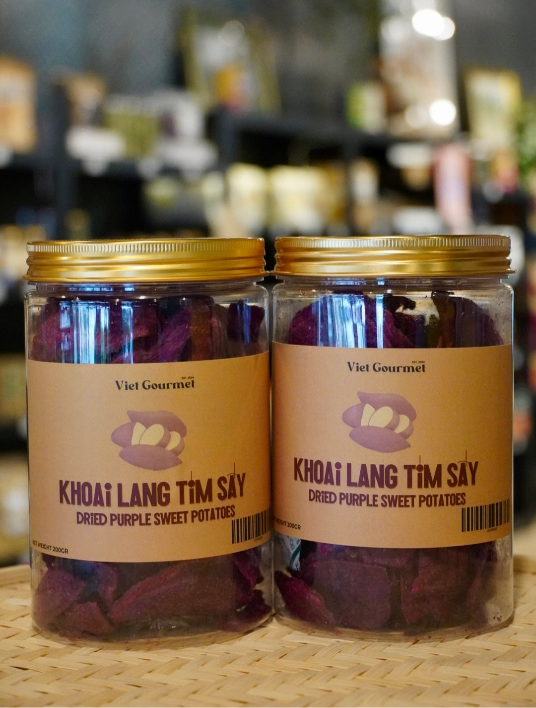 Viet Gourmet - Khoai Lang Tím Sấy | Dried Purple Sweet Potato