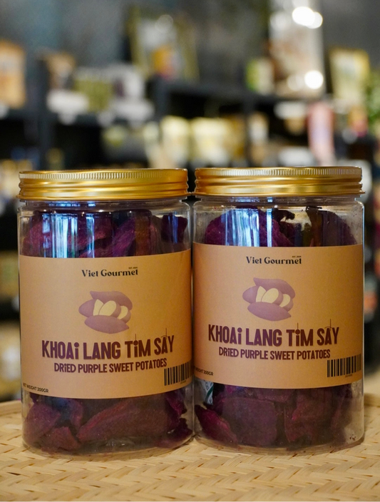 Viet Gourmet - Khoai Lang Tím Sấy | Dried Purple Sweet Potato
