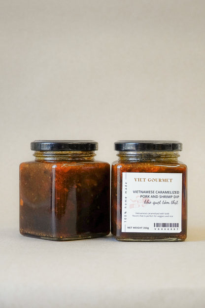 Viet Gourmet - Kho Quẹt Tôm Thịt | Vietnamese Caramelized Pork and Shrimp Dip [Bottle/350gr]