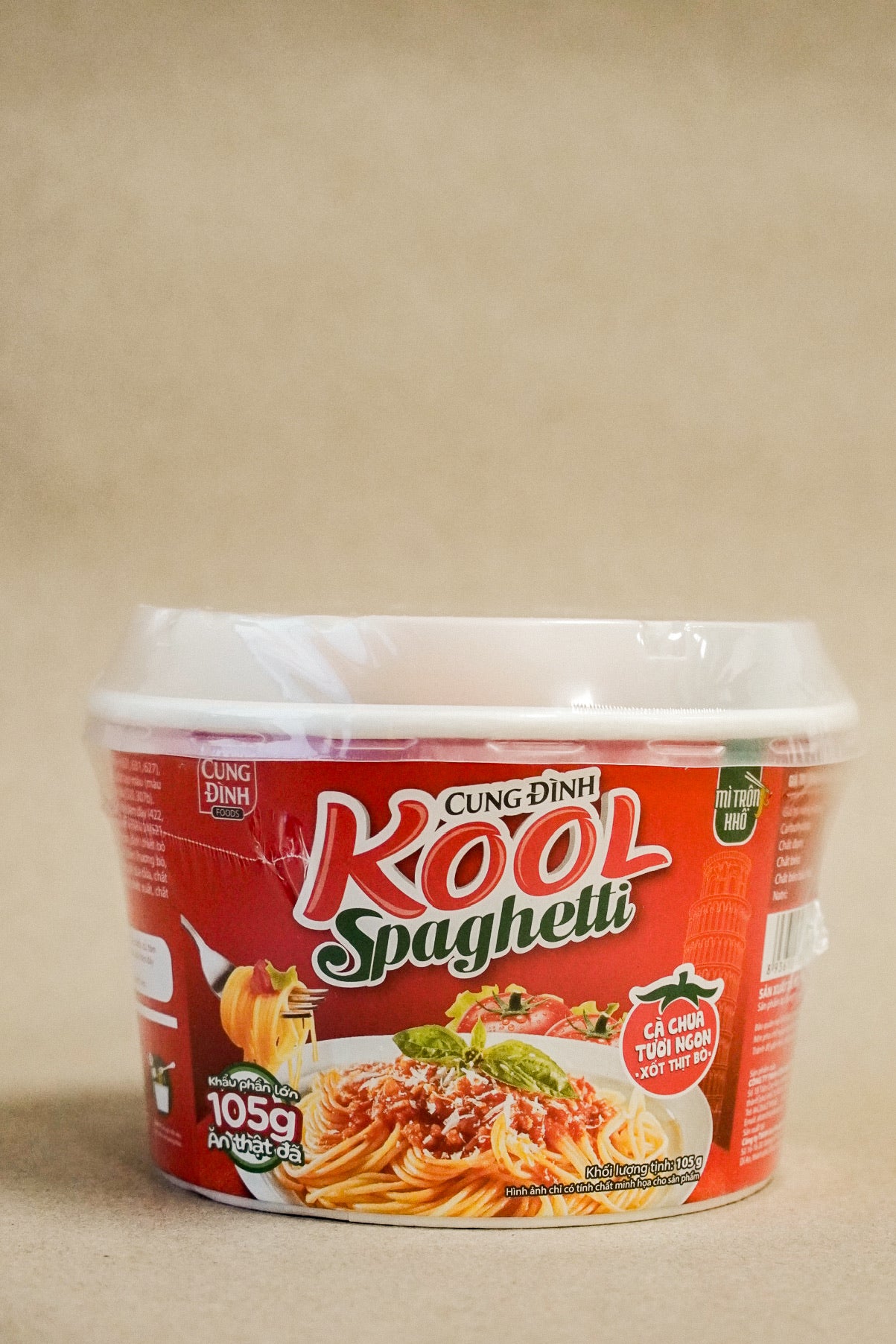 Cung Đình - Mì Khô Trộn Kool Spaghetti | Dry Mix Spaghetti Tomato and Minced Beef