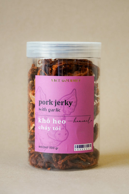 Viet Gourmet - Khô Heo Cháy Tỏi | Pork Jerky with Garlic