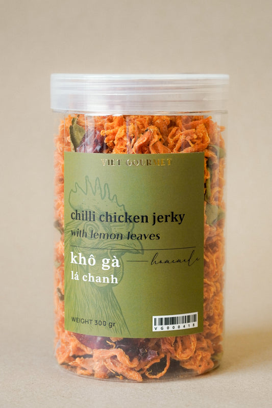 Viet Gourmet - Khô Gà Lá Chanh | Chicken Jerky & Thai Lime Leaf