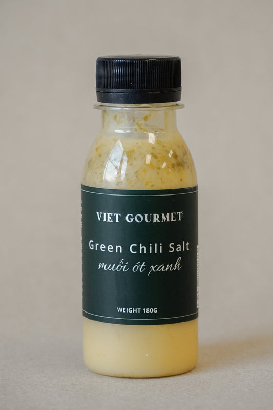 Viet Gourmet - Muối Ớt Xanh | Green Chili Salt [bottle/200gr]
