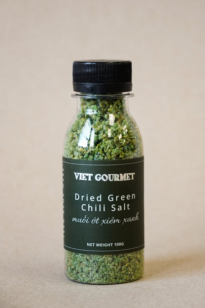 Viet Gourmet - Muối Ớt Xiêm Xanh | Dried Green Chili Salt