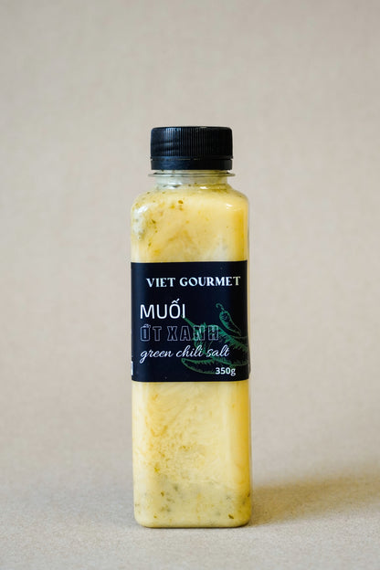 Viet Gourmet - Muối Ớt Xanh | Green Chili Salt [bottle/300gr]