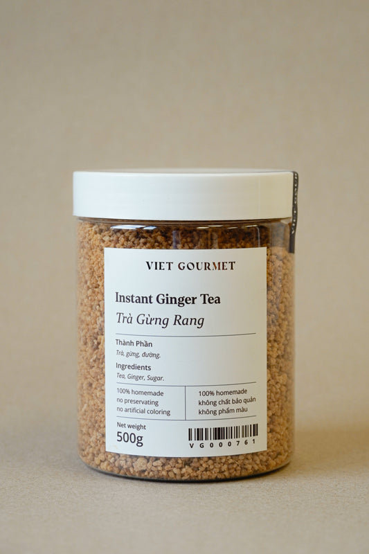Viet Gourmet - Trà Gừng Rang | Instant Ginger Tea [bottle/500gr]