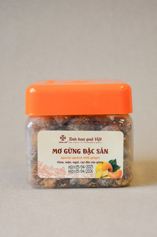 Hồng Lam -  Mơ Gừng Đặc Sản | Special Apricot with Ginger [bottle/200gr]