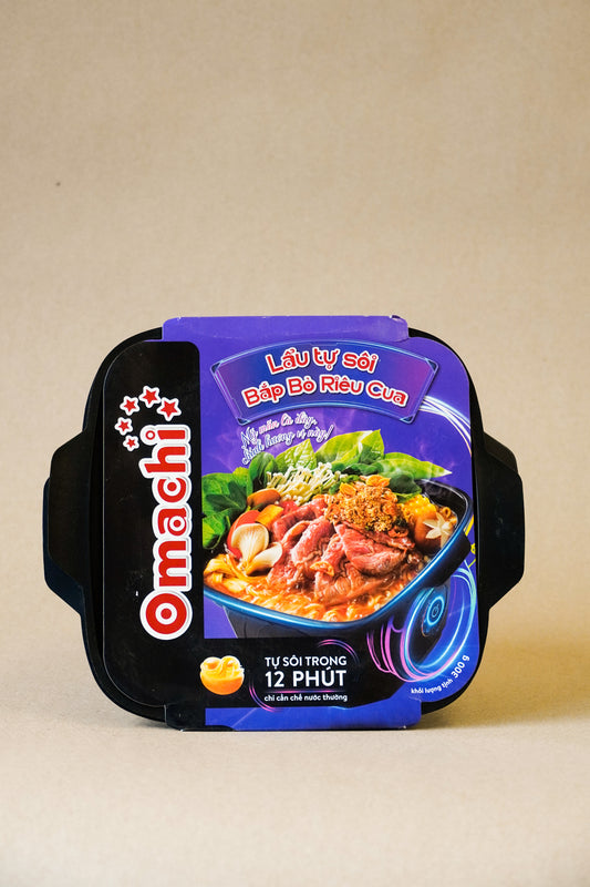 Omachi - Lẩu Tự Sôi Omachi Riêu Cua Bắp Bò | Self-Heating Hotpot with Crab Soup and Beef Shank