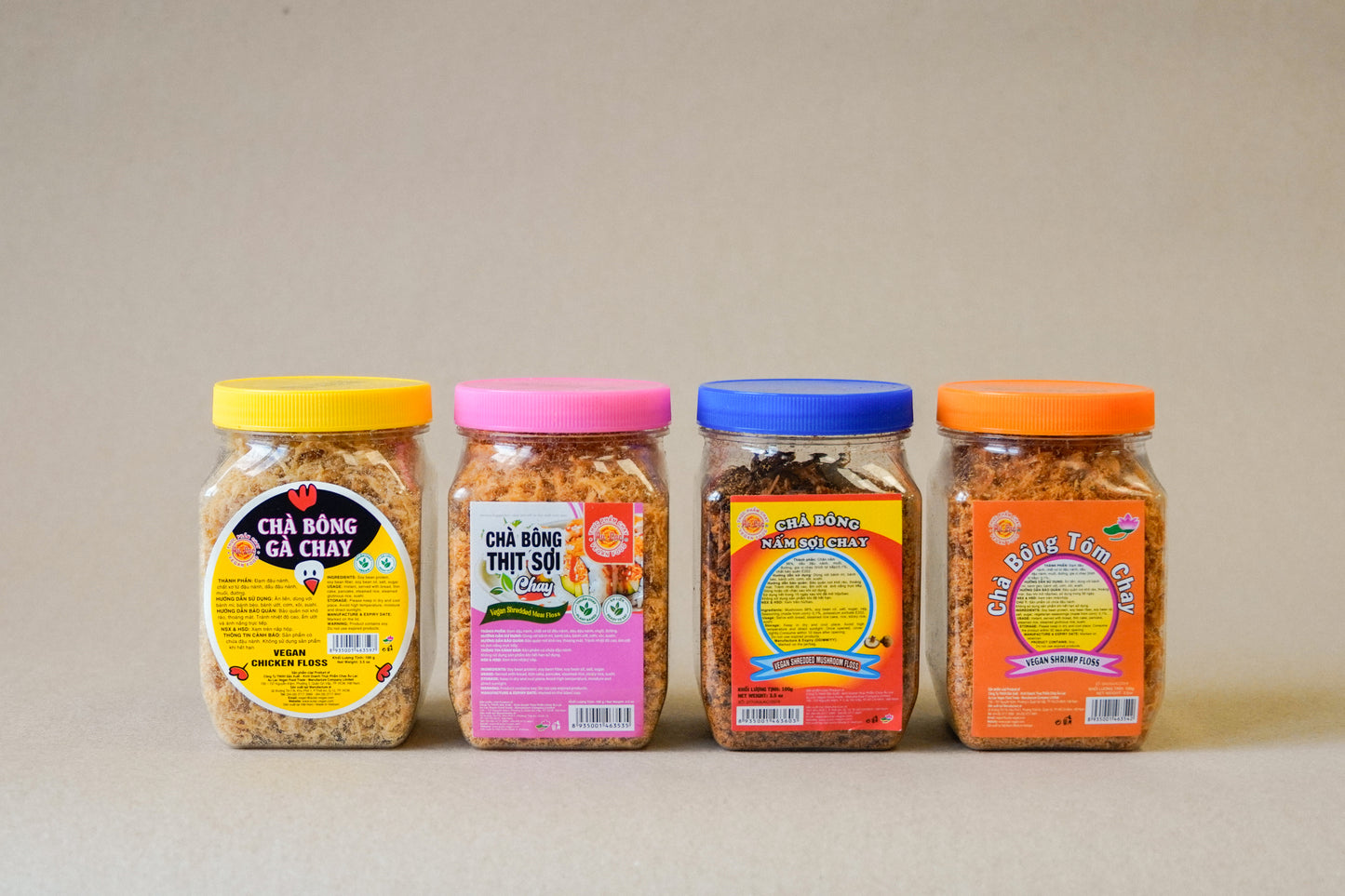 Âu Lạc - Chà Bông Gà Chay | Vegan Chicken Floss [bottle/100gr]