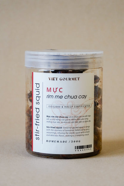Viet Gourmet - Mực Rim Me Chua Cay | Stir-Fried Squid