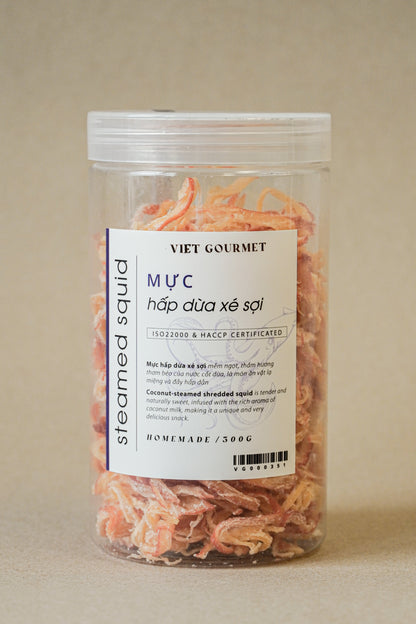 Viet Gourmet - Mực Hấp Dừa Xé Sợi | Steamed Squid